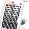 nuovo 3D Fluffy Mink Eyeles 144Bundles Natural Eyel extensi 3D Russia Individual Eyel Cluster Strumenti di trucco Les Cilia U2Zr #