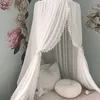 Mosquito Net Crib For Baby Lace Shading Bed Canopy Kids Hanging Dome Curtain Toddler Princess Play Tent Children Room Decoration 240321