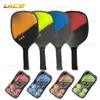 Pickleball paddles raquetes conjunto portátil pickle paddle conjunto de 2 ultra almofada raquetes 4 pickle bolas raquete saco 240313