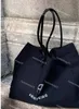 AB Designer lettre imprimée grande capacité vacances coton et lin sac en toile sac à bandoulière unique sac fourre-tout de grande capacité
