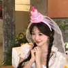 Haarschmuck Alles Gute zum Geburtstag Haarband Niedlicher Kuchen Koreanischer Stil Stirnband Bunte Kerze Frauen Hoop Po Requisiten