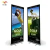 Accessori 85x200 cm Telaio in alluminio retrattile leggero e durevole 33,5 * 78 "Espositore per banner roll up per fiere