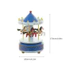 Boîtes en bois carousel music box ciel city musical classical box criefrey anniversaire amitié amour cadeau décor intérieur décoration de la Saint-Valentin