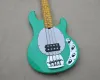 Guitar Green Body 4 Strings Electric Bass Guitar,Maple Neck,Chrome Hardware,Provide Customized Service