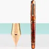 Majohn M800 Resin Fountain Pen Colorful Acrylic Golden Clip Gild Fine Nib F05mm School Stationery Gift Office Supplies 240319