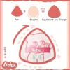 Lishu 3PCS Air Cushion Foundation Puff Super Soft Eat Powder Makeup Blender Marshmallow Sponge Wet and Dry Dual Use 240319