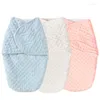 Dekens Geboren Dikker Wrap Inbakeren Warme Zachte Fleece Deken Babyslaapzak Envelop Voor Sleepsack Katoenen Cocon 0-6 maanden