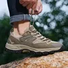 Zapatos deportivos de marca para hombre, senderismo, Camping, senderismo al aire libre, zapatillas para correr, deportes de montaña, escalada, senderismo antideslizante