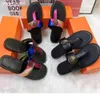 Slippers Sandals Kurt Geige Sandal Flat Shoes Sliders Eagle Head Rainbow Mule Summer Beach Flip Flop Platform Mainstream Shoes 33556