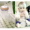 Silicone Baby Feeding Bottle Kids Cup Children Training Water with Long Straw Separation Anti-fall born 240315