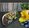 Horloges de table de bureau LED réveil horloges numériques horloge de table électronique chevet avec température humidité USB Charge horloges de bureau décor à la maison cadeaux L240323
