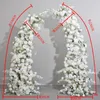 Decoratieve bloemen Wedding Props Arch Iron Art Horn Gate Outdoor Lawn Flower Stand Stage Achtergrond