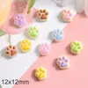 Decorative Figurines 20PCS 12x12mm Claw Series Resin Flat Back Cabochons For Hairpin Scrapbooking DIY Jewelry Craft Decoration Accessories