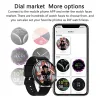 Orologi HD Bluetooth Chiama Smart Watch Uomo Corpo ultrasottile Orologio personalizzato Sport Fitness Tracker Impermeabile Smartwatch da uomo Donna + scatola