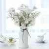 Decorative Flowers Simulated Flower Decor Artificial Peach Blossom Branches For Home Wedding Set Of 6 Faux Stems Spring