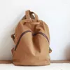 Backpack School For College Students 2024 Canvas Bags Japanese Style Casual Small Preppy Fashion