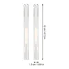 6/10/21pcs Transparent Empty Nail Oil Twist Pen Cosmetics Ctainer Lip Gloss Applicators Liquid Tube Nail PolishNO.1, l i9k5#