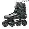 Chaussures 4 roues en ligne patinage professionnel adulte roller chaussures rouleaux roller sneakom slalom