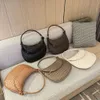 Borse a tracolla Primavera/Estate Nuova borsa da mamma per panino sotto le ascelle intrecciata in vera pelle, moda coreana, in pelle bovina palmare per donna