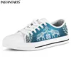 Casual Shoes INSTANTARTS Mandala Bohemia Elephant Design Low Top Canvas For Girls Lace Up Sneakers Breathable Women Vulcanized Shoe Zapatos
