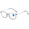 Sunglasses Anti-Blue Light Reading Glasses Full Frame For Men And Women Radiation Protection Square Optical Computer Eyewear