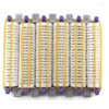 Bowls Small Size 24Pcs/Set Salon Nylon Hook & Loop Hair Rollers Set Root Perm Rods Bars Curlers With Clips Rubber Bands