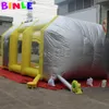 Full set 10x5x4mH (33x16.5x13.2ft) grey/white/blue/Yellow/purple Inflatable Spray Paint Baking Booth Giant Car Painting room Cabin tent for sale