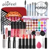 Popfeel Lip Gloss Foundation Rouge à lèvres Ccealer Outils Cotect Kit de fard à paupières Maquillaje Kits de maquillage professionnels pour débutants DC08 o3kn #