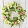 Decorative Flowers 50PCS Mini Home Wedding Decoration Parts Artificial Daisy Heads DIY Scrapbook Christmas Wreath Headdress