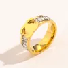 Designer Ring 18K Gold Plated Luxury Designers rings for Women Men Letters Rings Fashion Couple Rings Engagement Trendy Holiday Gift