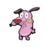 漫画犬エナメルピンカスタムビッグアイズアニマルブローチラペルバッジアニメアイコンファンの子供たちのためのジュエリーギフト