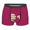 Sous-vêtements drôles mains saisissant sous-vêtements mâle sexy imprimé personnalisé dessin animé humour créatif boxer slips shorts culotte respirant