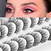 10/8/5/3pairs Multipack 3D Mink Les False Eyeles Handmade Wi Fluffy Fake L Natural Eye Makeup Tools Faux Eye Les 31Wg#