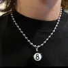Pendant Necklaces 8 Ball Necklace 8-Ball Eight Billiard Pool Choker Y2k Jewelry