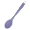 Spoons Security High Temperature Can Be Sterilized Comfortable Rounded Spoon Silicone Anti-slip Easy To Grasp Wash Soft