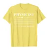 Physiker Definition Zauberer Wissenschaftler Physik T-Shirt Lustige Baumwoll-T-Shirts für Männer Design Tops T-Shirts Plain Cool 240311