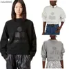 2023SS Isabel Marant Designer Sweatshirt Fashion Hoodie Classic Letter-Printed Terry Cotton tröja Kvinnor kläder