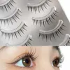 giapponese 5Pairs False Eyeles Daily Natural A-type Little Devil Simulati Girl Group Manga Les Novice Strumento di trucco riutilizzabile I57g #