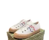 lover canvas u g g boot Tennis 1977 Canvas Casual shoes Luxury Designer Women Shoe Italy Green And Red Web Stripe Rubber Sole Stretch Cotton Low Top brand Sneakers bee