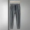 2024 nova primavera zip bolsos grosso quente sweatpants homens joggers calças esportivas casuais calças de lã térmica masculina