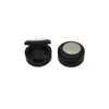 50pcs 26mm Eyeshadow Box Matte Black Plastic Round Empty Blush Case with Transparent Skylight Cosmetic Packaging Lip Cream Case i9Jw#