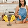 Conjuntos de louça de banana cabide de árvore cabides simples e elegante suporte de frutas prateleiras de exibição