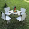 Camp Furniture Outdoor Camping Table Patio Picnic Coffee Folding Conference Desk Balcony Side Mesa Plegable Postmodern