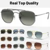 Óculos de sol óculos de sol masculino feminino lentes de vidro real gradiente óculos de sol feminino masculino com caixa de couro gafas de sol hombre