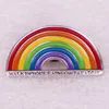 9 kolorów LGBT Rainbow Love Heart Badge Cute Filme Game Hard Enomel Pins Zbierz kreskówkę broszkową plecak z kamperem kołnierz klapy 928