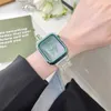 Assista Bandas Assista Série 9 8 7 6 5 4 3 2 Banda 41mm 49mm Correa Transparente Aço IWatch SE Ultra 2 44mm 40mm 45mm 24323