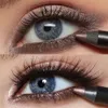 Perłowy brokat do cienia do cienia do powiek ołówek ołówek wodoodporny matowy krem ​​nagi makijaż oka pigment jedwabnik eyeliner pen a6m3#