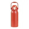 Garrafas de água 1300ML garrafa térmica isolada de grande capacidade com alça para viagens