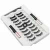 1/2/3 pezzi Kit occhi magnetici con eyeliner naturale spesso Lg Eye Les Extensi riutilizzabile strumento per trucco occhi falsi TSLM1 z2Rr #