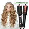 Strijkijzers Professionele krultang Automatische krultang Auto roterende keramische krultang Haar Waver Styling Tools Golf voor haar